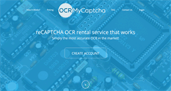 Desktop Screenshot of ocrmycaptcha.com